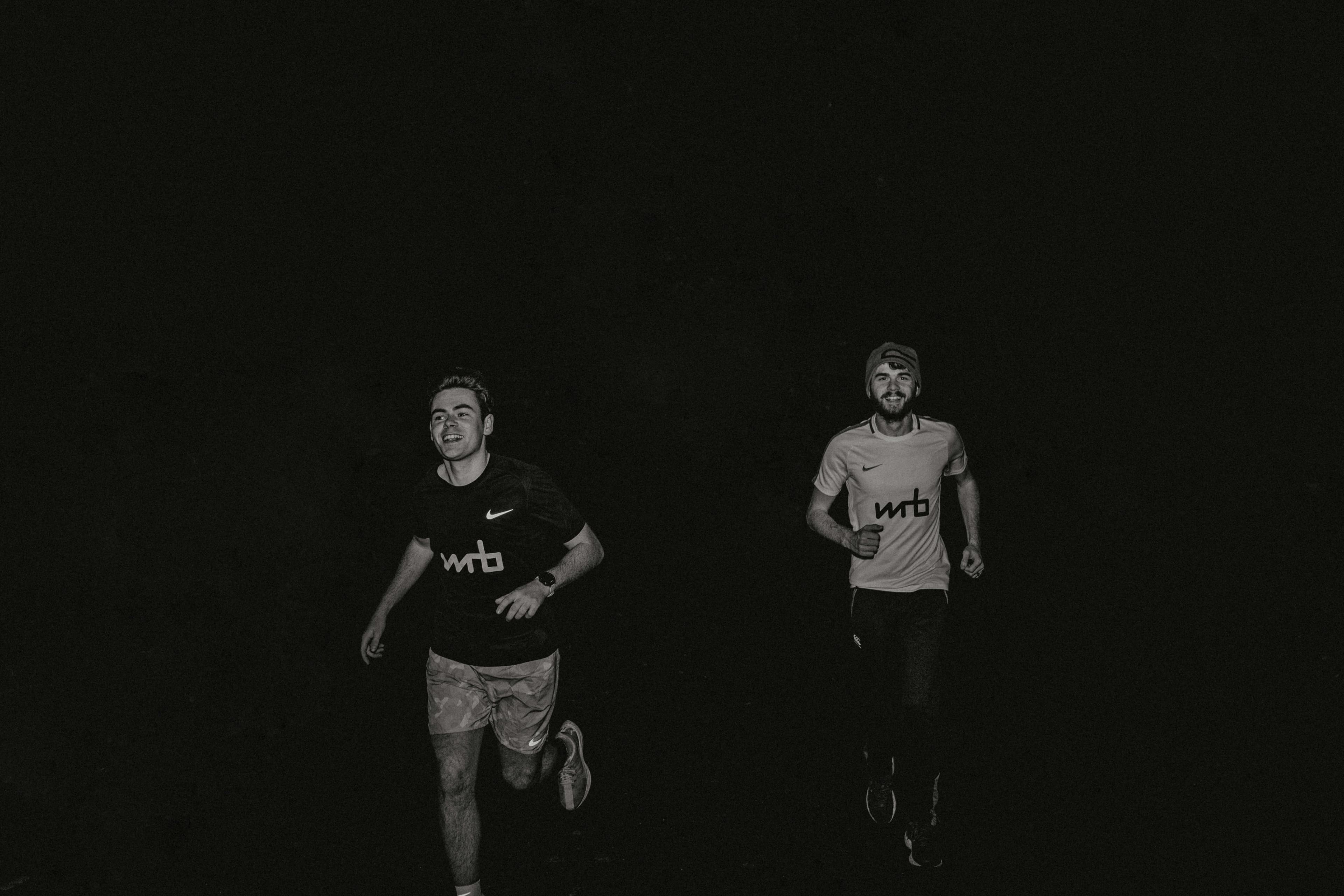 Friends running together